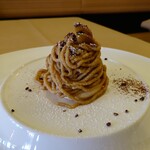 Felicita Pizzeria Trattoria - 和栗のモンブラン