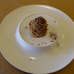 Felicita Pizzeria Trattoria - 和栗のモンブラン