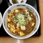 来来軒 - 麻婆豆腐定食 ¥750 の麻婆豆腐