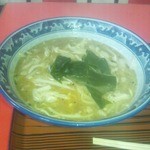 三平 - 味噌ﾗｰﾒﾝ(麺固め)＆ﾁｬｰﾊﾝ定食\830　食べかけじゃないですよ