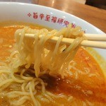 陳麻家　 - 担々麺の麺のアップ