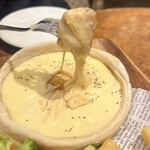 nikubarumi-tobo-inyu-yo-ku - シカゴピザはチーズフォンデュもできる！