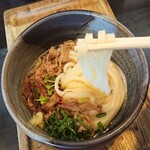 Teuchi udo mm arugame watanabe - 麺のリフトアップ