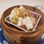 田中圭英 - ヤイトハタとクエの蒸しもの。