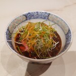 田中圭英 - よだれ鶏のたれに和牛しゃぶしゃぶ