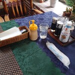 れすとらん あずまや - テーブルセットアップ状況