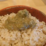 スープカレー奥芝商店 - ご飯の上にねぎ味噌。絶品です。売って欲しい！