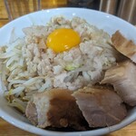 麺処 マゼル - 肉増しまぜそば醤油(並)　全マシ