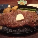 らんぷ亭 - ロースステーキ