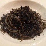 らんぷ亭 - イカスミのパスタ