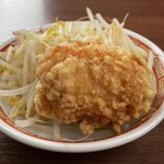 チャーハンじじい - チャーハンランチ890円　唐揚げ