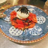 1-1&therooftop - トマトとブラッタチーズ