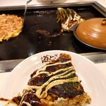 okonomiyakidoutomboritsu- - 上ミックスお好み焼き
