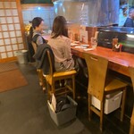 焼鳥 八朔 - 今日の店内　珍しく落ち着いた雰囲気