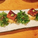 鮮魚と焼き鳥 ウチヤマ - ポテサラの鰻のせ