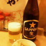 Miyakoya - 131114新潟　みやこや駅前店　瓶はサッポロとキリンがあります