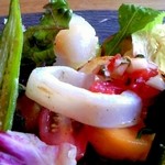 紬山荘 - 石川の海の幸と山梨の野菜のコラボ