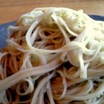 紬山荘 - 極細そば、でもコシは逸品