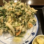 魚亥子 - 駿河湾産生桜海老と野菜のかき揚げ