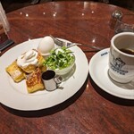 HOSHINO COFFEE - モーニング
                        ∶ﾌﾚﾝﾁﾄｰｽﾄ・星乃ﾌﾞﾚﾝﾄﾞ∶700円