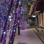 Nihombashi Otakou Honten - 帰りにふと見たら、クリスマスイルミネーションが点灯してました。