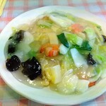 芳来軒 - エビヤキソバ