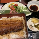 Unagi Ryou-Tei Yamajuu - 鰻重と近江牛セット