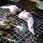 まほろば囲炉裏 - 但馬鶏の松茸包み