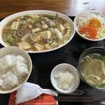 お食事処かよう - 料理写真:豚肉豆腐定食　¥1,200
