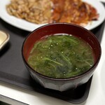 焼肉たてがみ - 伊勢志摩産 あおさの味噌汁