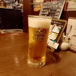 Gaku ya - 生ビール 550円