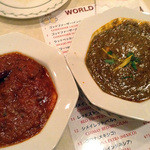 サムラート - マトンチリとサーグパニール