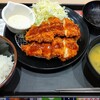 Matsunoya - 鶏ささみカツ定食690円。キャンペーン中１枚増量。