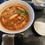 燦々亭 - カルビスープ定食