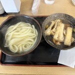 釜揚うどん一紀 - 鶏汁うどん。並です。