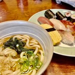 入船鮨 - うどんセット