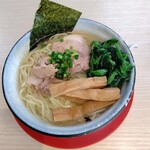 Haruya - 鰺煮干し・ほうれん草・メンマ・大盛