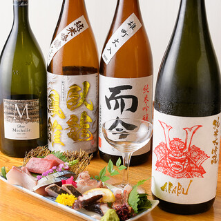 確かな目利きで仕入れる日本酒が充実◎飲み放題付コースもお得