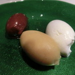 神戸牛炉釜炭焼ステーキ IDEA - ジャージー牛乳・柚子・カカオのアイスクリーム