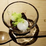 銀座うち山 - 抹茶白玉