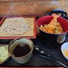 そば道場あらかわ亭 - もりそば＋小天丼、1200円