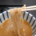 濃厚鶏白湯ラーメン・つけ麺専門店 横道屋 - 麺上げ