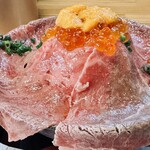 吉祥寺 肉ドレス海鮮丼 - 