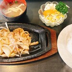 Isezen Shiyokudou - 生姜焼き定食