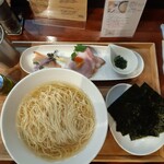 SOBA-Shiro Kuro - 金目鯛のアラ炊きそば(大盛)1400　有明海産のりトッピング100