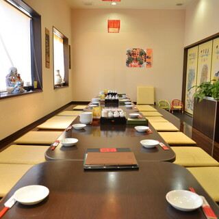 宴会時座敷。最大20名様まで利用可能。宴会利用時は座敷貸切いただけます。