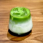 宇治抹茶拿铁:GINZA CAFE original Hot/Iced