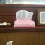 キッチン ブルー グローブ - 向かいの置物