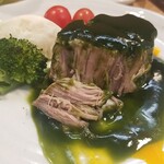 キッチン ブルー グローブ - 崩したポシェ