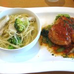 Fino - (09/9昼)finoランチ(1200円)のハーフパスタ(6択)とメイン